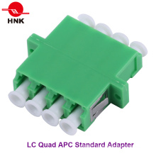LC Quad Singlemode APC Adaptador de fibra óptica de plástico estándar